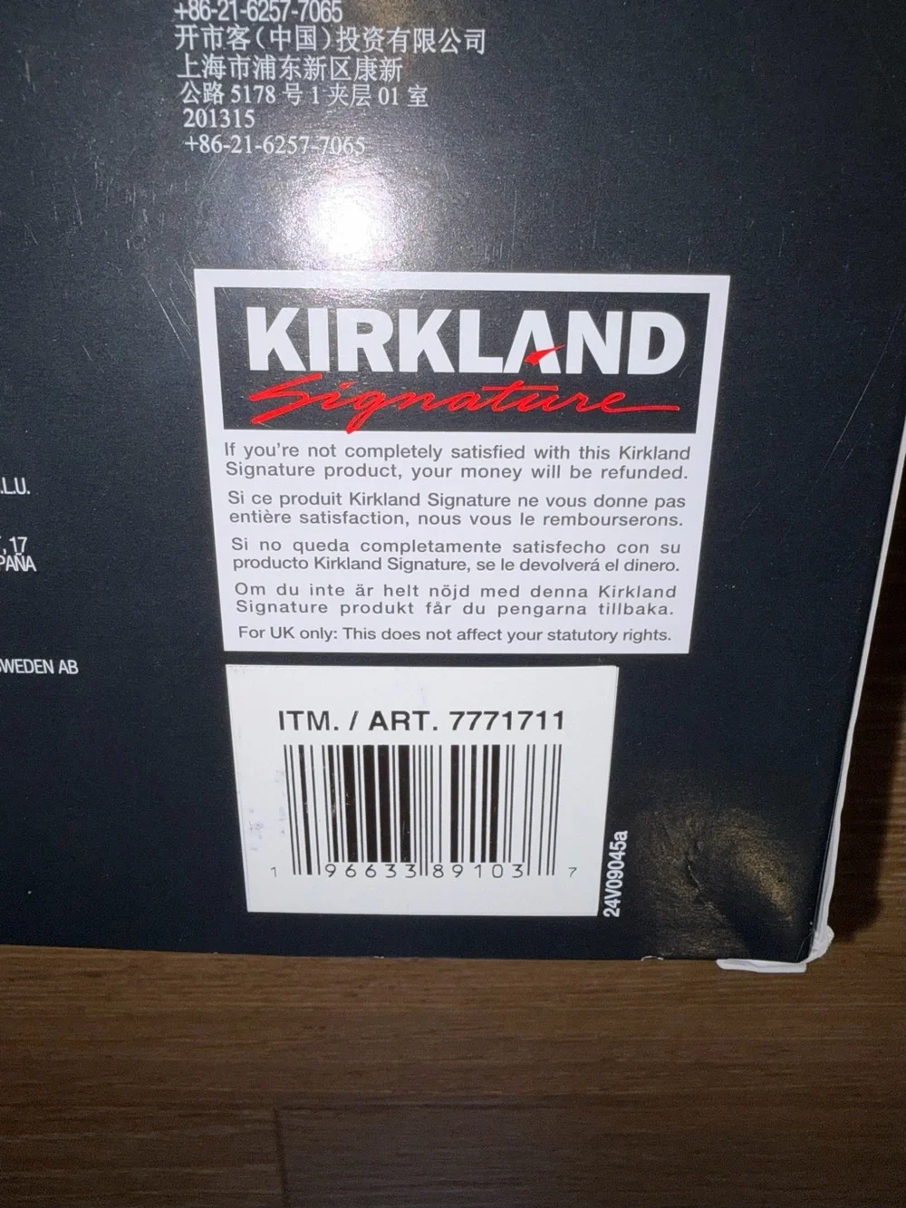 Opened Kirkland Signature Men's 5-Pack Crew Neck Lightweight Tee White Size Med